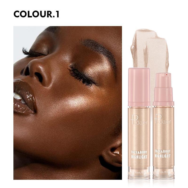 Body Highlighter Makeup Shimmer Glow Liquid Foundati高光修容