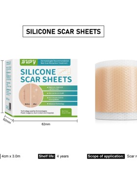 Self-Adhesive Scar Removal Silicone Gel Tape Sticker Sheet