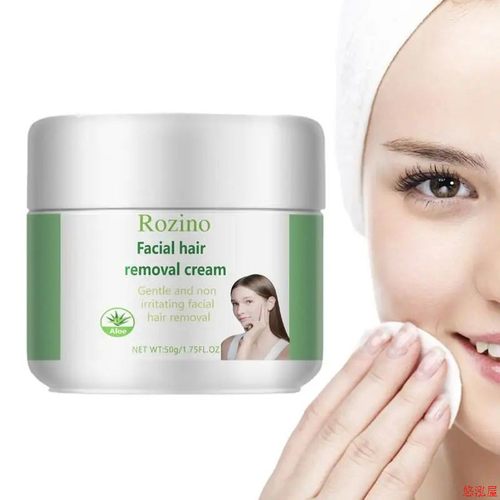 Facial Hair Removal Cream Aloe Hair Remover Face Cream 1.75f