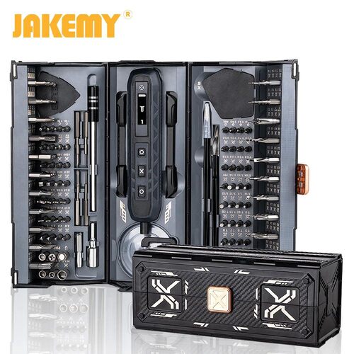 JAKEMY 180In1 Black Precision Cordless Electric Screwdriver