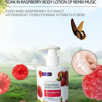 Body Milk Cream Coconut Raspberry Organic Nourish Skin Care