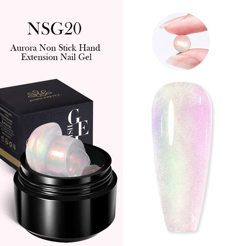 BORN PRETTY 15ML Non Stick Hand Solid Extension Nail Gel Cle
