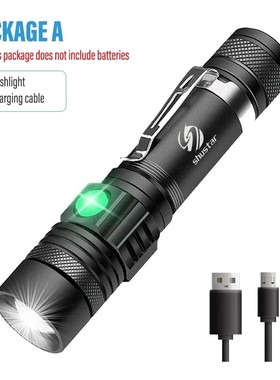 High Power Led Flashlights Zoomable Camping Torch With T6 LE