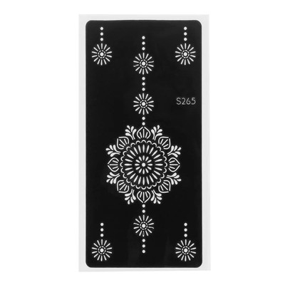 Mehndi Indian Style Henna Tattoo Stencil Temporary Arm Tatto