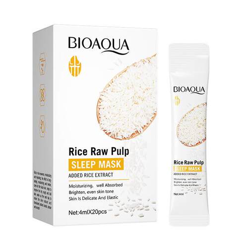 6pcs/set Rice Raw Pulp Skin Care Sets Face Cream Serum Anti