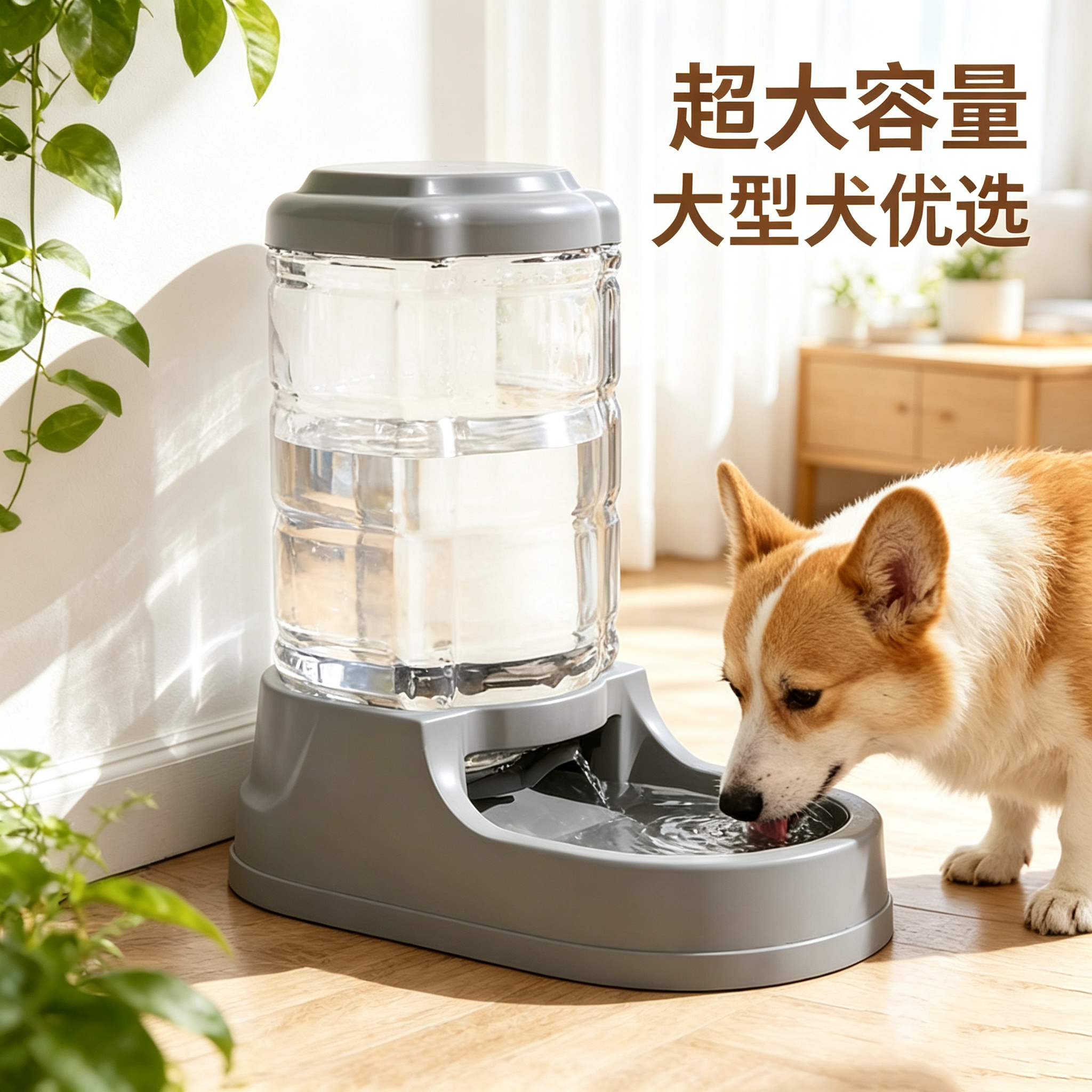 狗狗饮水机自动喝水器大型犬宠物水碗喂食器猫咪水桶大容量饮水器