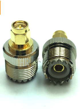 PX2R,PX3R,VX7R,LT6100转接头SMA/M-JK或称SMA公转M母(UHF)转接头