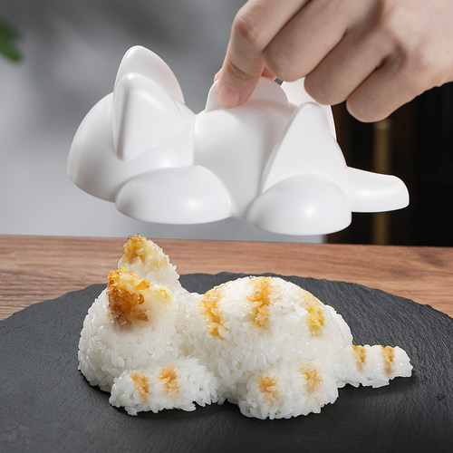 进口猫咪饭团模具辅食工具硅胶