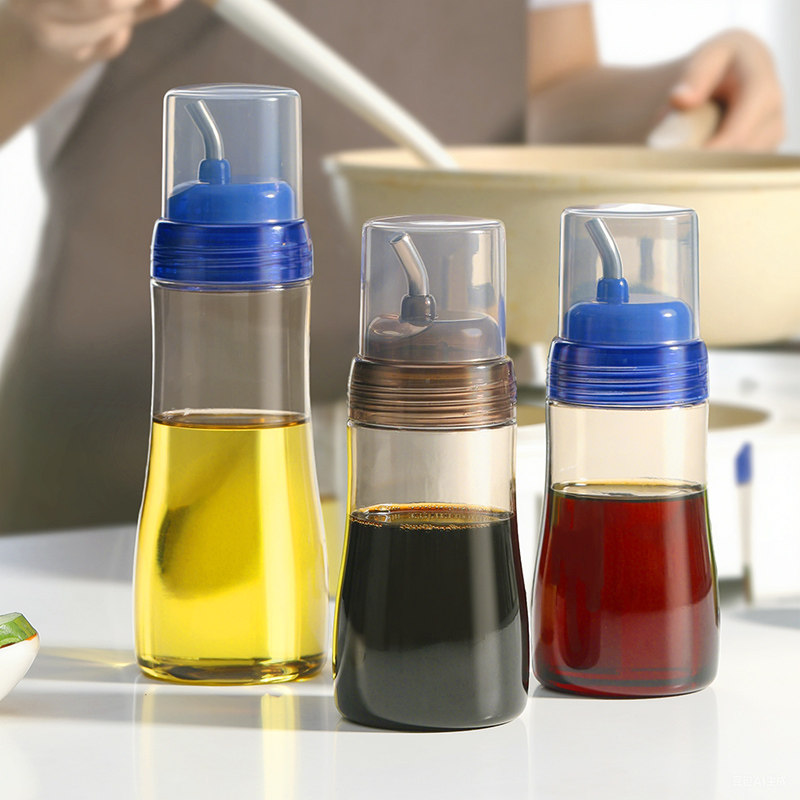 日本进口玻璃油壶防漏密封厨房家用健康控油调料瓶酱油醋瓶倒油瓶