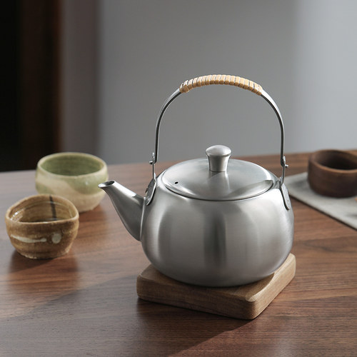日本吉川不锈钢茶壶泡茶壶咖啡壶