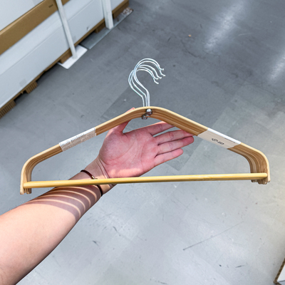 IKEA宜家竹制衣架防滑无痕不变形