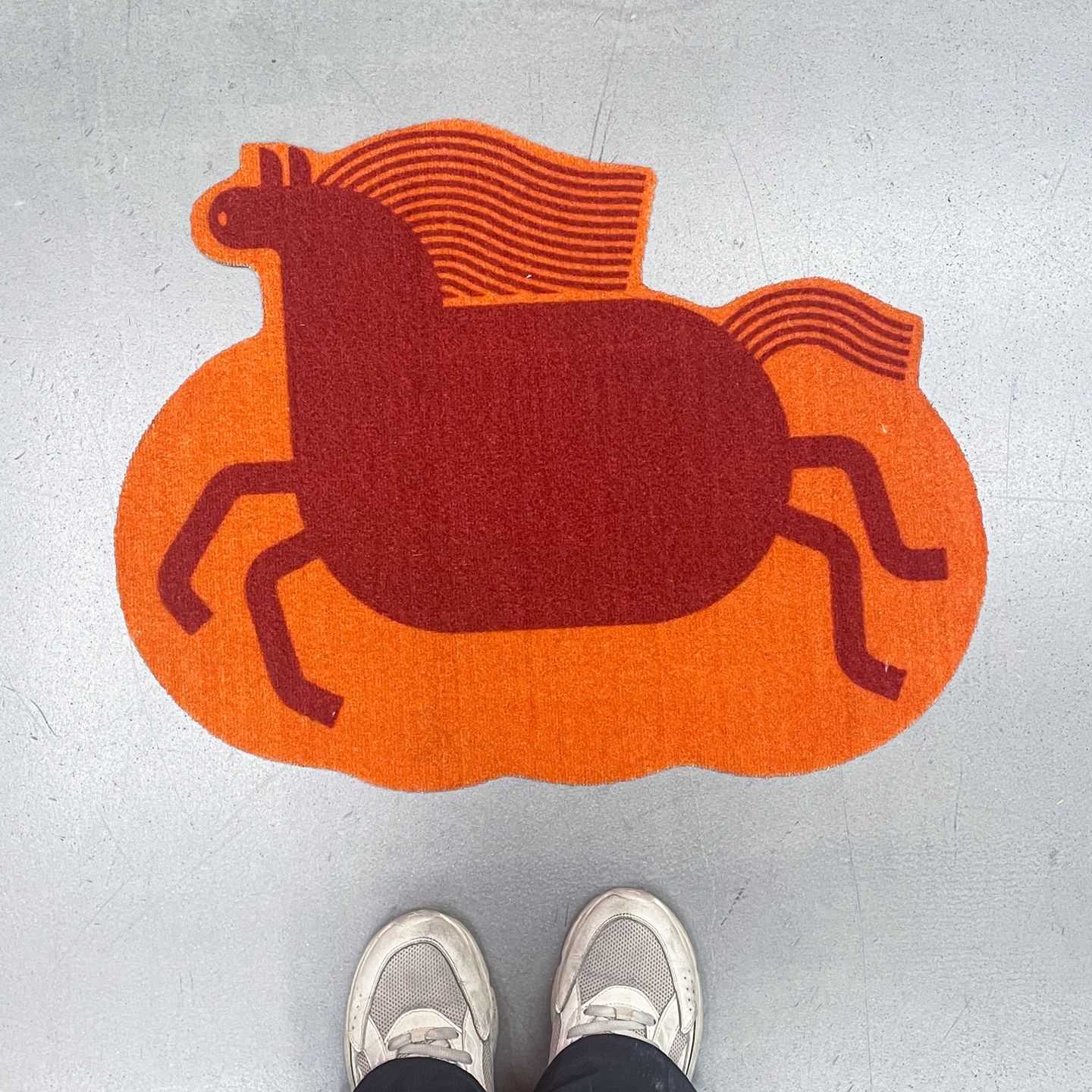 IKEA宜家 弗斯达 门垫 新年限定马年造型 耐磨防滑入户刮泥易清洗,居家布艺,入户地垫,淘宝优惠券,粉丝福利购,淘宝优惠卷