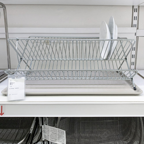 IKEA/宜家不锈钢沥干架2免安装