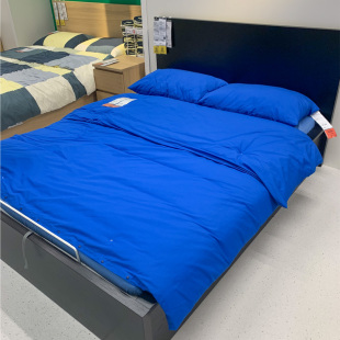 IKEA宜家 皮坦温格多色被套枕套多件套北欧风亲肤透气宿舍床品