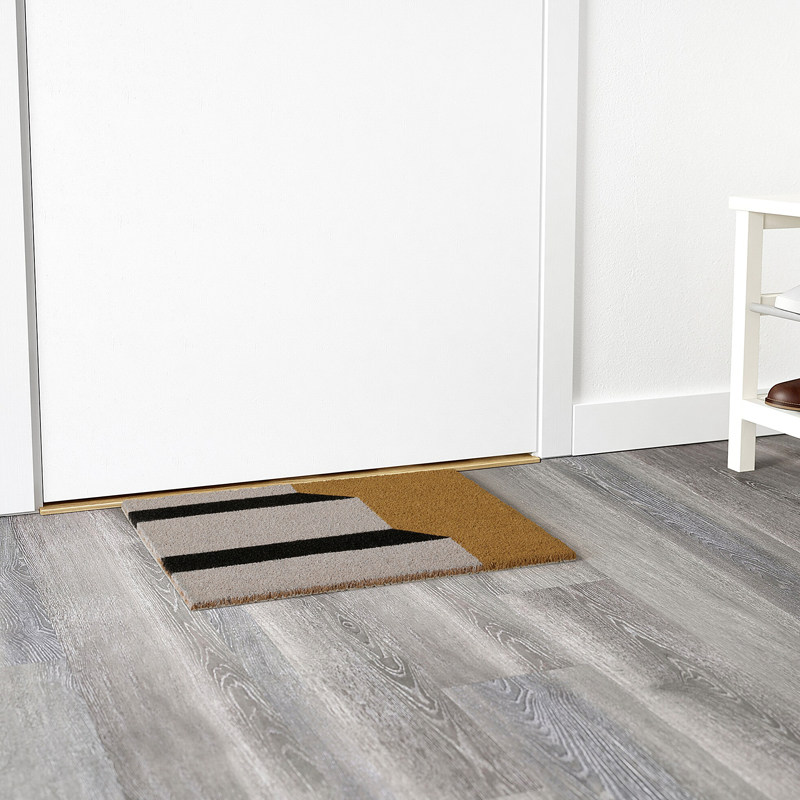 IKEA宜家 克劳托德 门垫40x60cm椰壳纤维地毯家用地垫入户门加厚