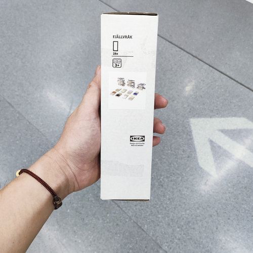 IKEA宜家多米诺骨牌木质亲子玩具
