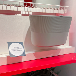 IKEA宜家 基纳索 垃圾桶 客厅家用 翻盖设计 大容量 简约实用