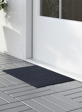 IKEA/宜家 凯斯普地毯 深蓝色入户地垫门垫 小巧防滑吸水吸尘脚垫