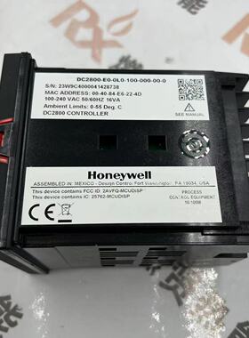 美国Honeywll霍尼韦尔 温控表DC2800-E0-0L0-100-000-00-0现货