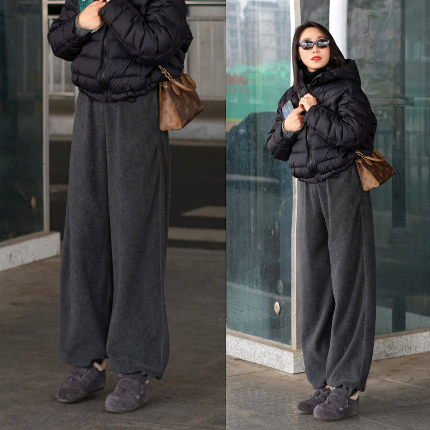 拉夏贝尔束脚裤深冬独特超好看裤子女2025新款冬休闲裤宽松阔腿裤,女装/女士精品,大码裤装,淘宝优惠券,粉丝福利购,淘宝优惠卷