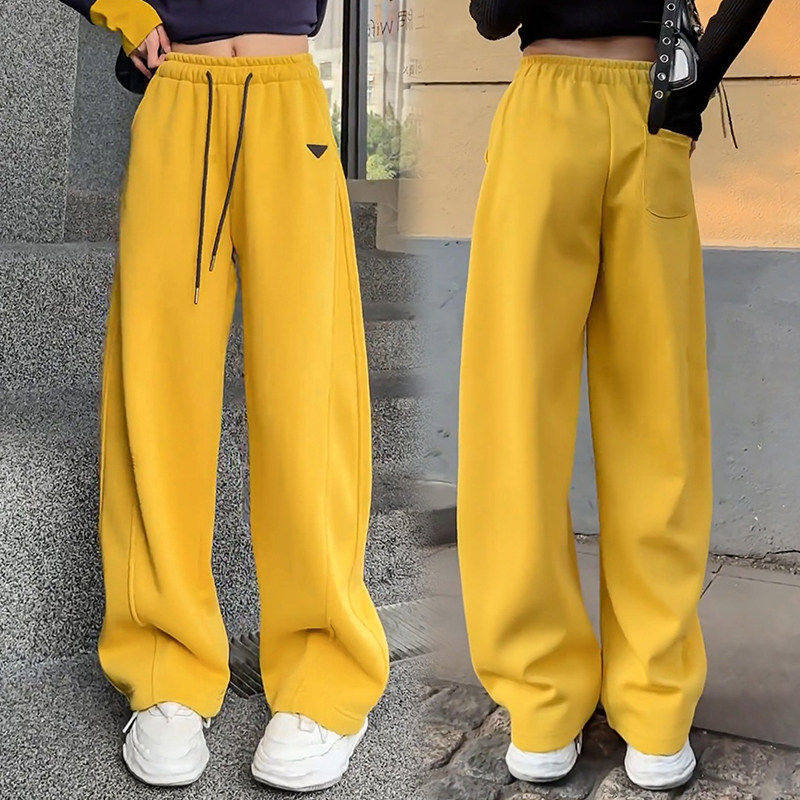 拉夏贝尔美式运动卫裤女秋冬2025新款慵懒风遮胯休闲香蕉阔腿裤子,女装/女士精品,大码裤装,淘宝优惠券,粉丝福利购,淘宝优惠卷