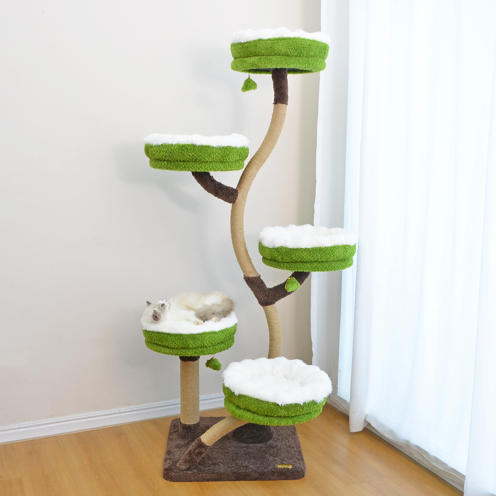 catry凯瑞绿色大型猫爬架