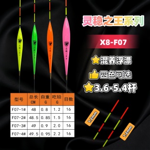 F07混养纳米浮漂灵稳之王 D09 中扁尾 类似款 JZWANG