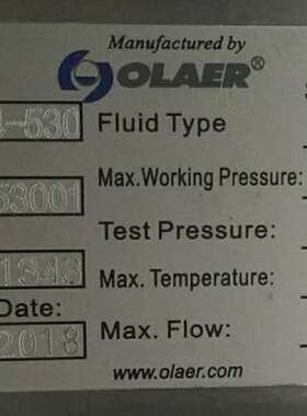 现货OILTECH OLAER/PARKER热交换器PWO  B15THX40/1P-SC-S