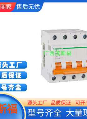 SCHNEIDER 空气开关电闸EA9AN/H-C63A-1/2/3/4P 家用微小型断路器