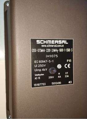 G150-075M44-2281-2/M44Y-1600-1-1368-3施迈赛SCHEMRSAL凸轮开关