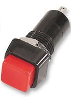 现货MULTICOMP/R13-23A-05-BR开关 SPST  红色按钮 原装正品