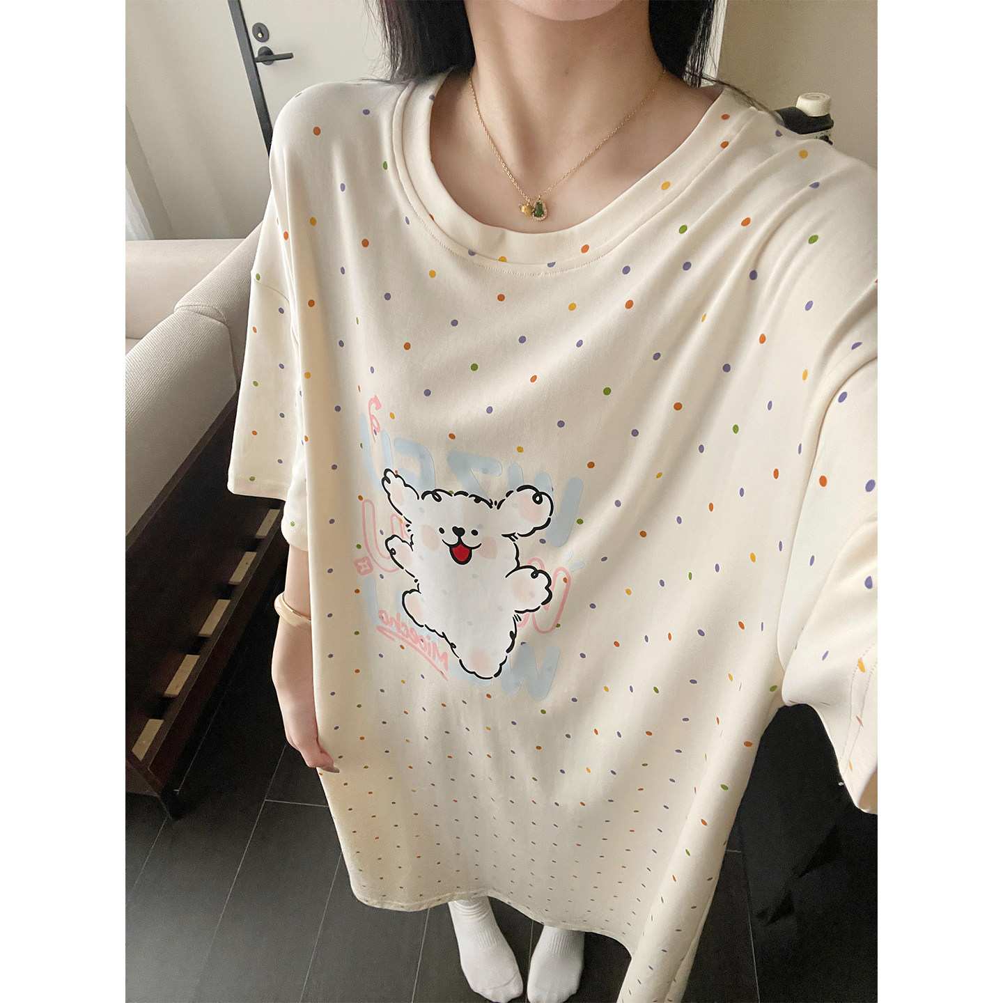 睡裙女夏季纯棉短袖2026新款全棉100布料夏天性感长款睡衣家居服