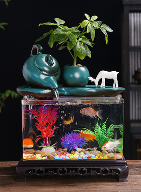 万盛达鱼缸摆件加湿器