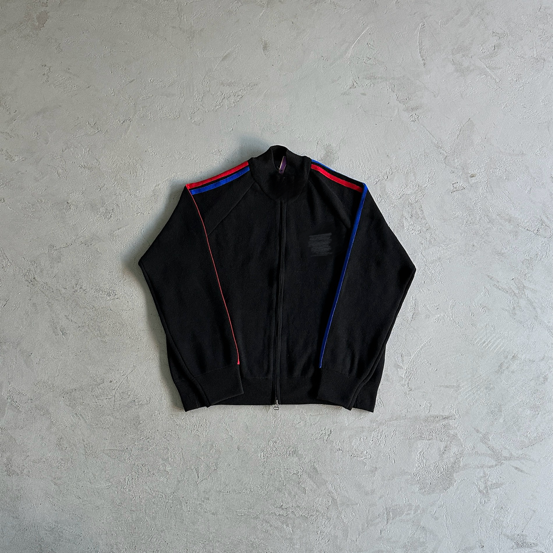 thumbnail for Evil - Red and Blue Striped Sweater Cardigan