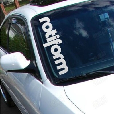 车身rotiform前挡贴户外反光膜