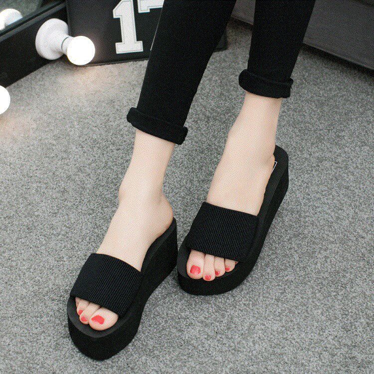 塑料松高鞋鞋托鞋拖鞋底纯色女士女款防滑夏季凉拖 外穿 厚底在类目 女鞋, 拖鞋中 - 来自Buy2taobao.com提供专业的淘宝代购服务