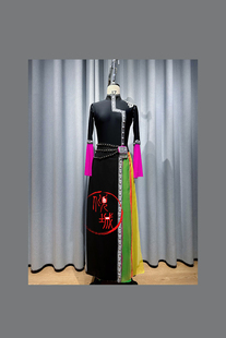 桃李杯女子羌族独舞羌铃舞蹈服装服饰演出服表演服艺考定制原版