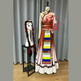 藏族艺考服装定制独舞舞蹈剧目暮春民族舞蹈民间舞服演出服