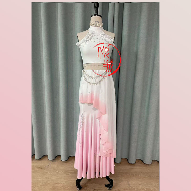 傣族服装舞蹈暮日娉婷影演出服独舞服饰古典舞剧目演出服艺考定制