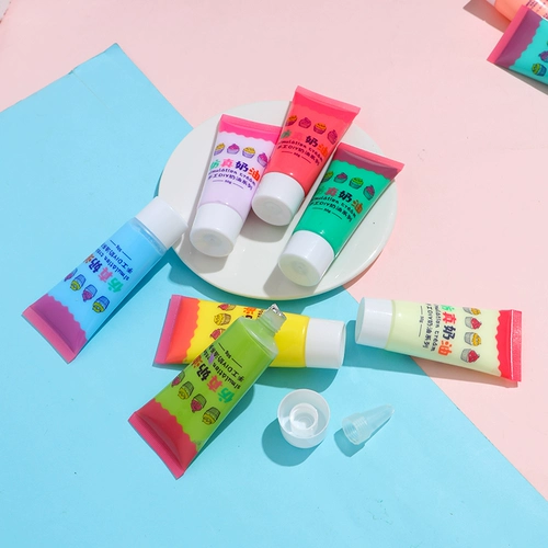 Реалистичный кремовый набор материалов ручной работы, барсетка, чехол для телефона, пенал, аксессуар с аксессуарами, 50 мл, DIY