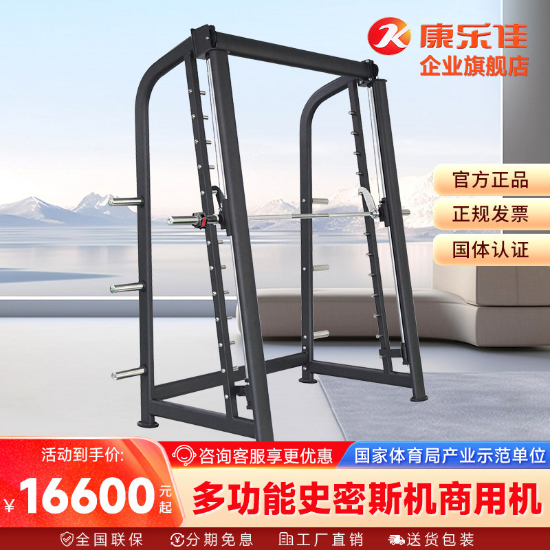 KPOWER康乐佳K710史密斯机商用综合训练器深蹲架健身房小飞鸟