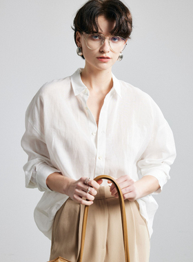 苎麻纯色衬衫M-006C