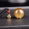Pendant natural crystal Shun Fat Blond Stupa Relic Necklace Stupa Buddhism Gaudencio box Wishing bottle