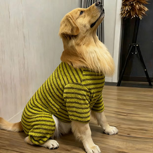 金毛衣服冬季保暖大狗狗阿拉斯加萨摩耶拉布拉多宠物四脚衣大型犬