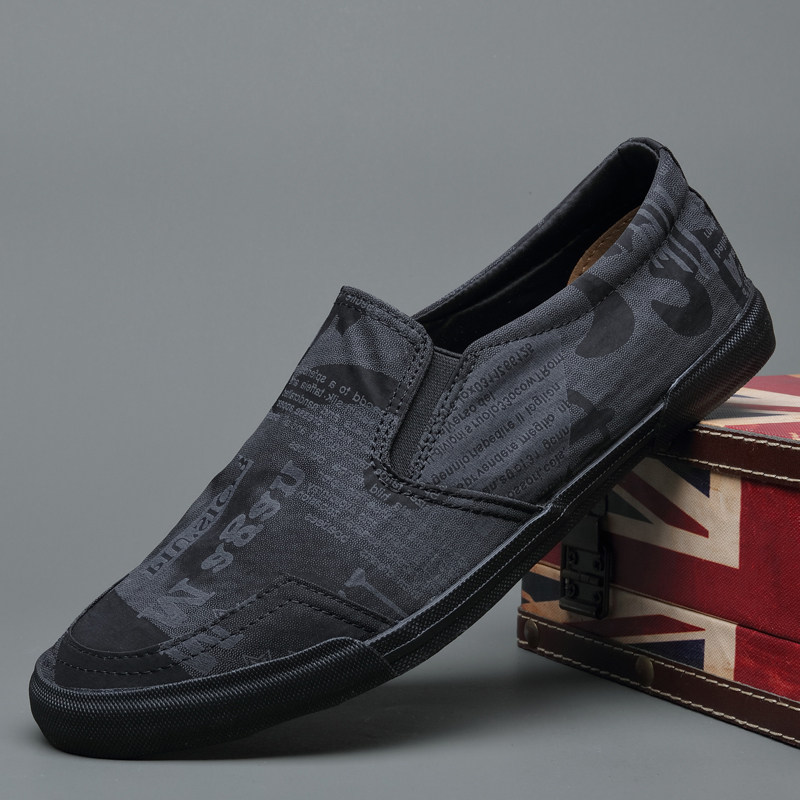 男鞋2025新款秋季潮鞋软底百搭帆布鞋透气休闲一脚蹬懒人开车鞋男,流行男鞋,帆布鞋,淘宝优惠券,粉丝福利购,淘宝优惠卷