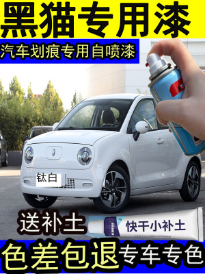 欧拉黑猫150Ml送补土钛白专用漆