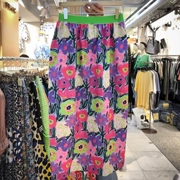 Hàn Quốc Dongdaemun 2019 hè mới khí chất hoa nhấn eo co giãn là váy xẻ eo mỏng nữ - Váy