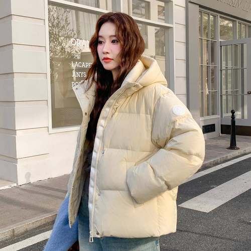 韩短款羽绒服b21A-25女新款帽加厚保小个子连显瘦百暖搭面包系服