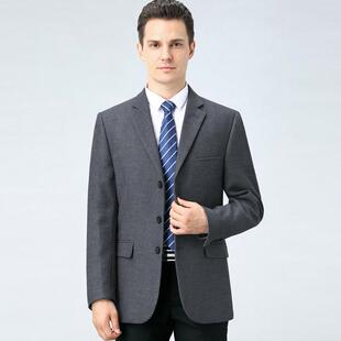 春秋新中款青年男士西西服休宽松纯色休闲装2805-JB外套单西爸闲