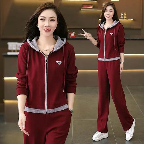 妈妈春装964625动套装运季中老年春秋卫衣女新款爆款时尚气洋两件